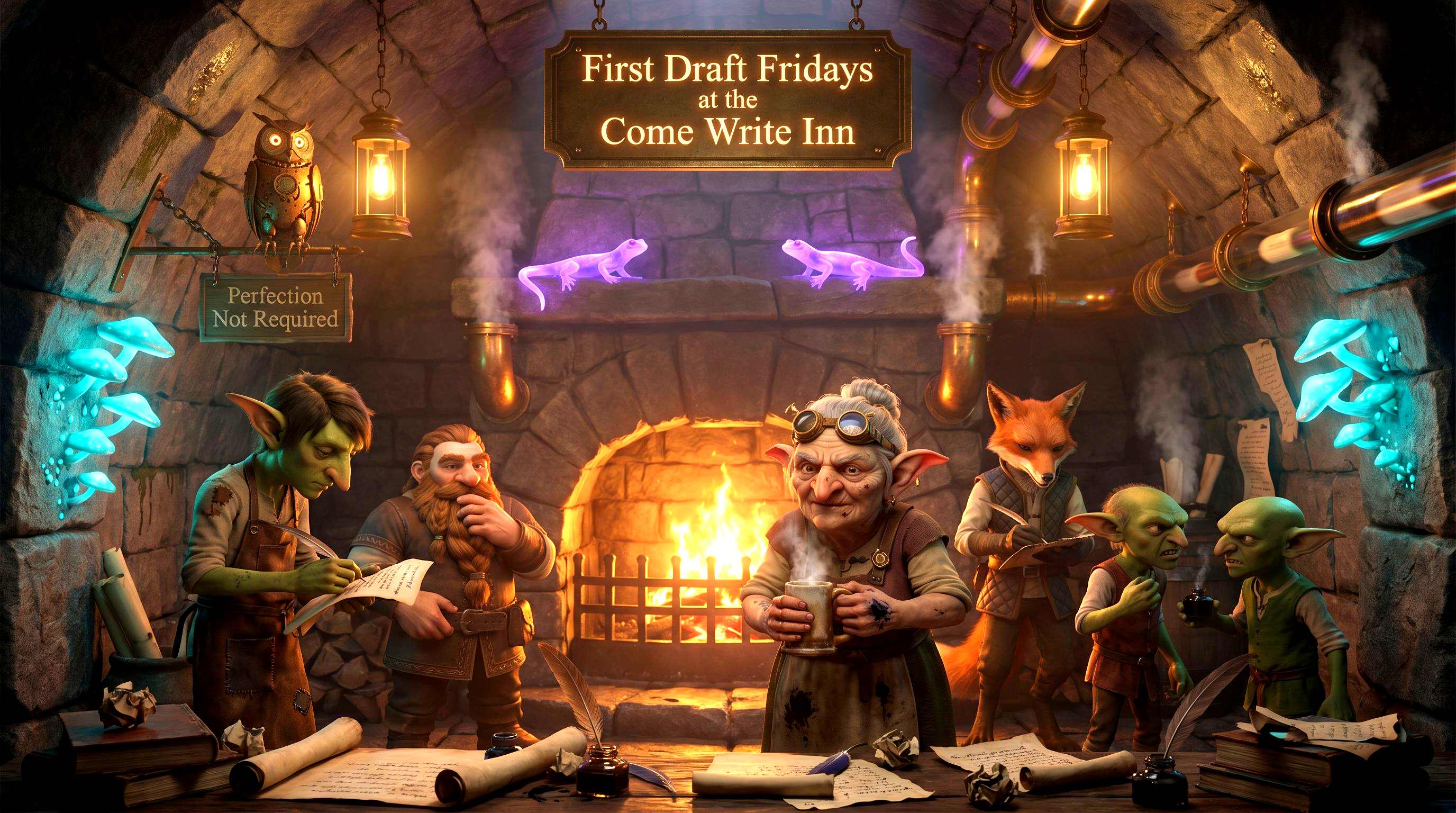 First Draft Fridays at the Come Write Inn